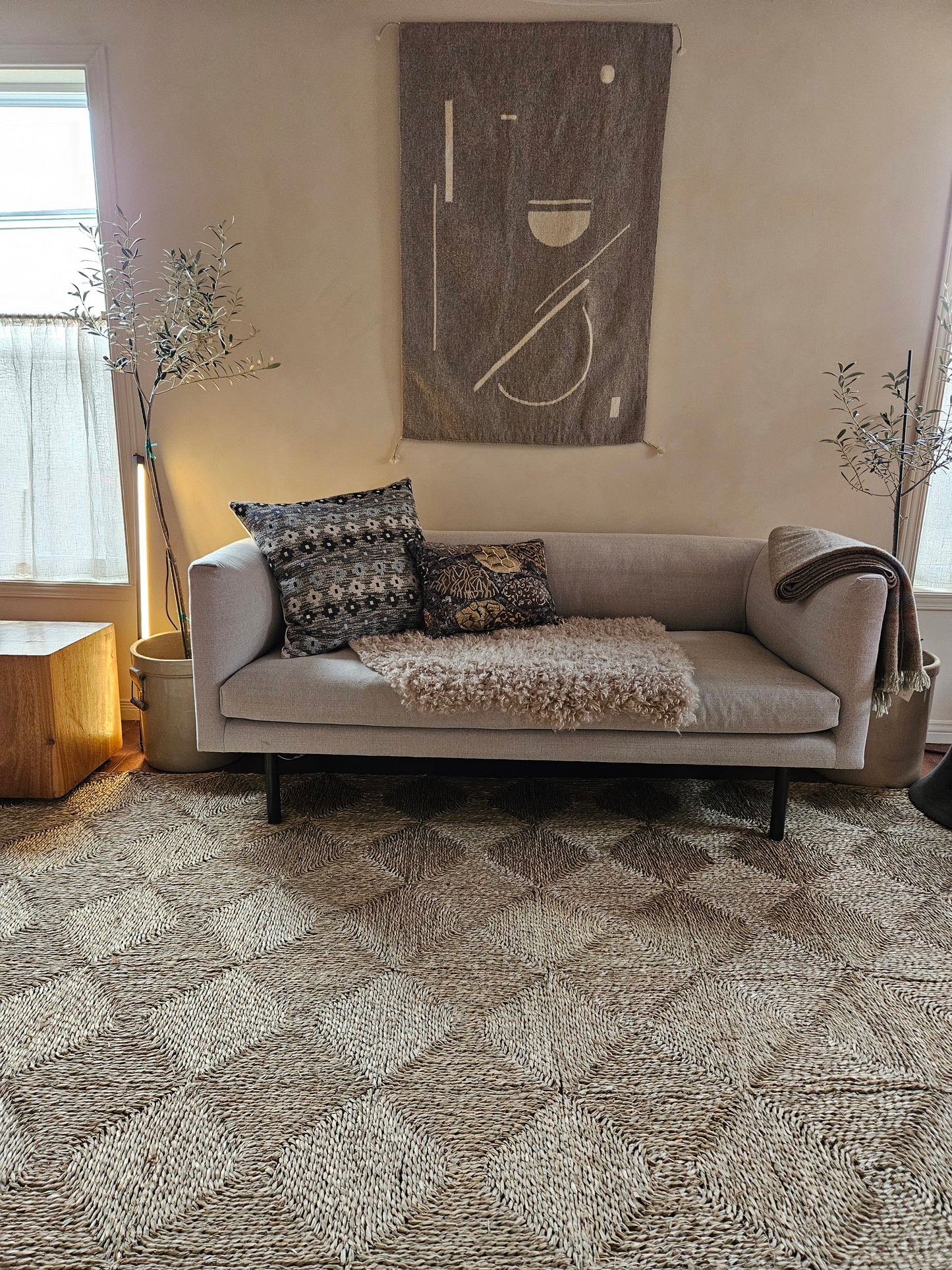 Woven winter flowers