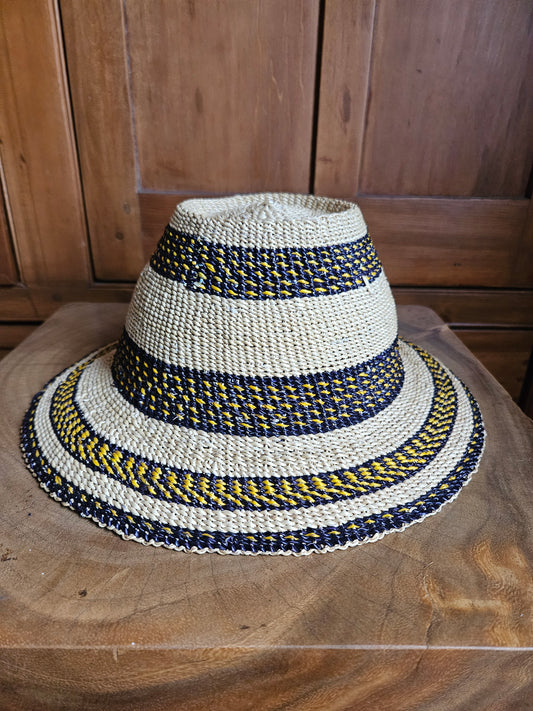 Child Multi Stripe Woven Hat