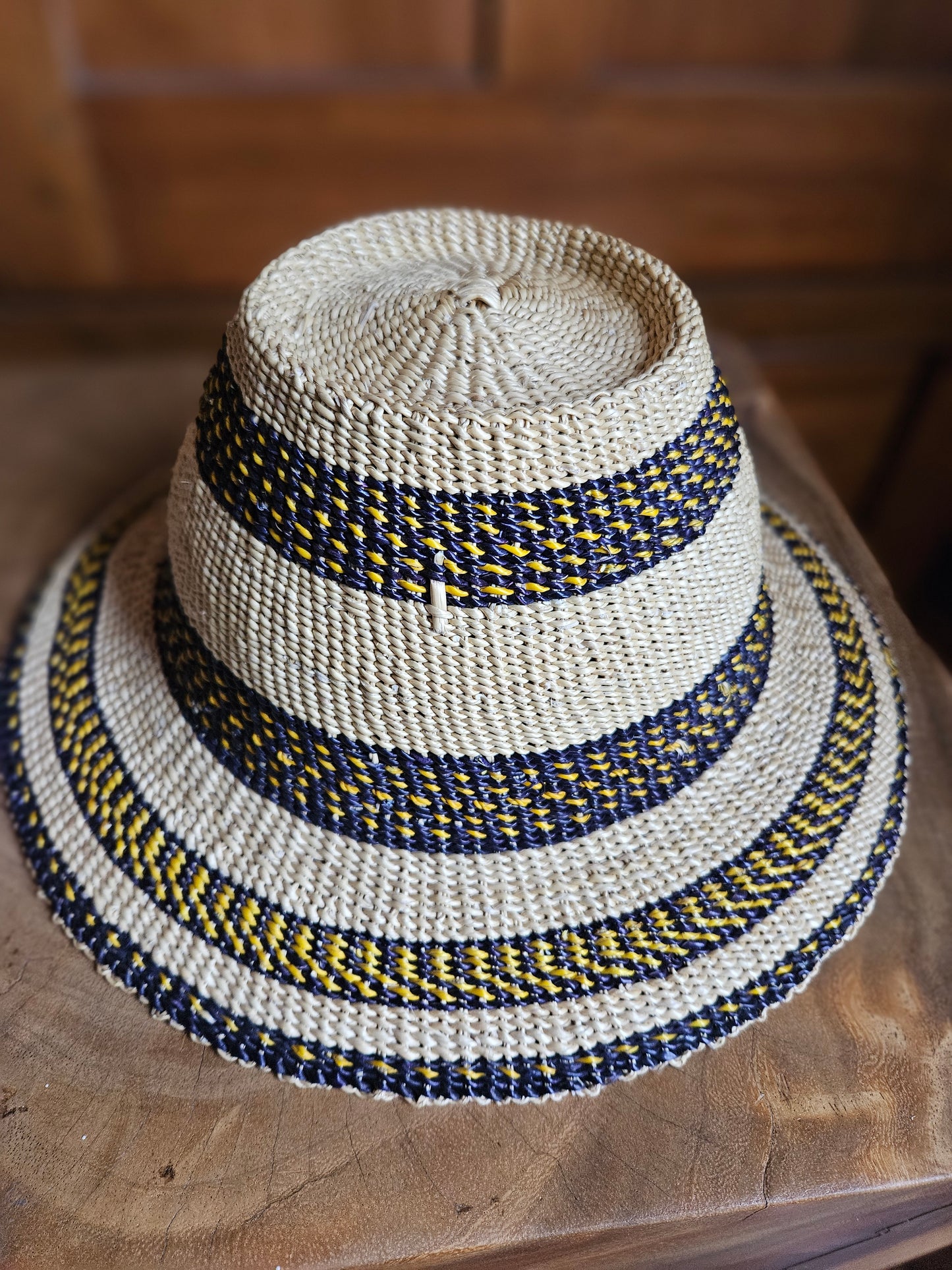 Child Multi Stripe Woven Hat
