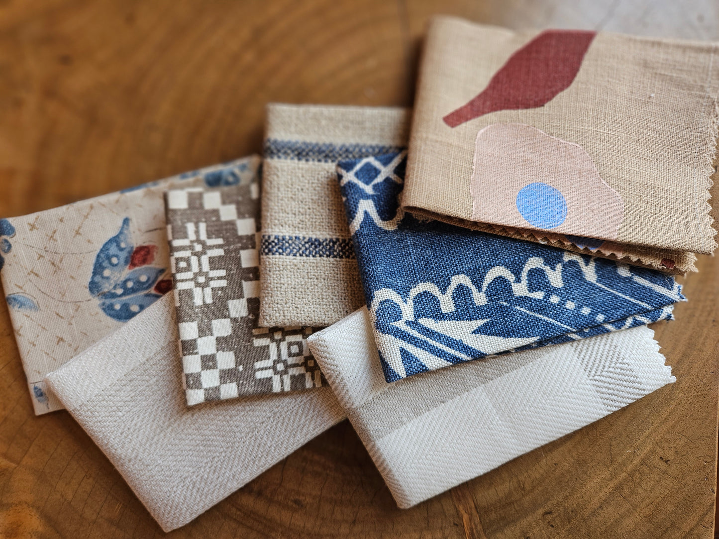 Serviette en lin assortie