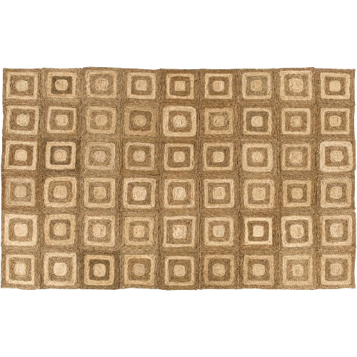 Light tone on tone sea grass rug